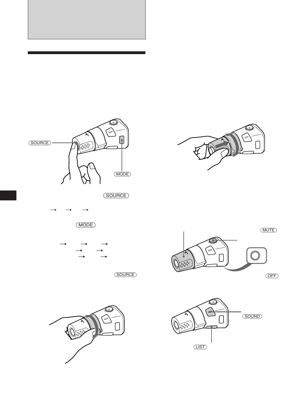 Övriga funktioner, Använda vridkontrollen | Sony XR-C850RDS User Manual | Page 82 / 140