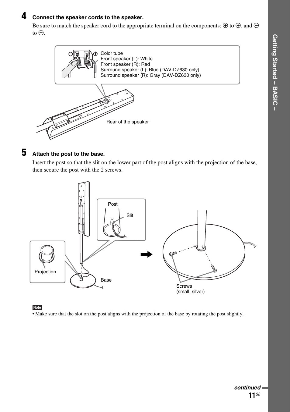 Sony DAV-DZ530 User Manual | Page 11 / 108