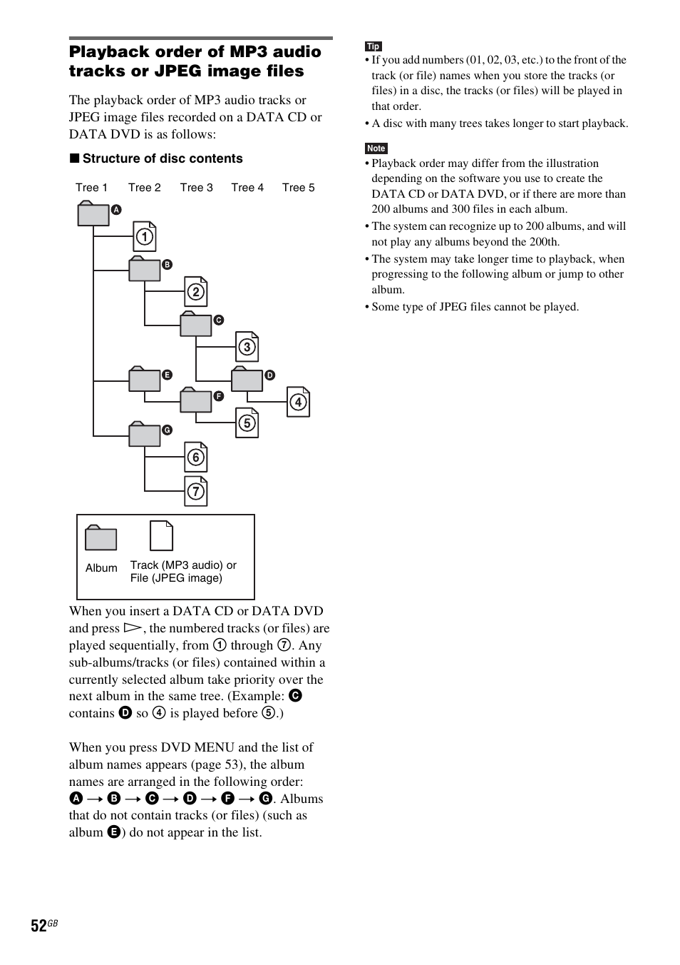 Sony DAV-DZ530 User Manual | Page 52 / 108