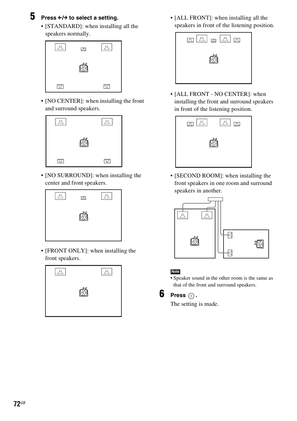 Sony DAV-DZ530 User Manual | Page 72 / 108