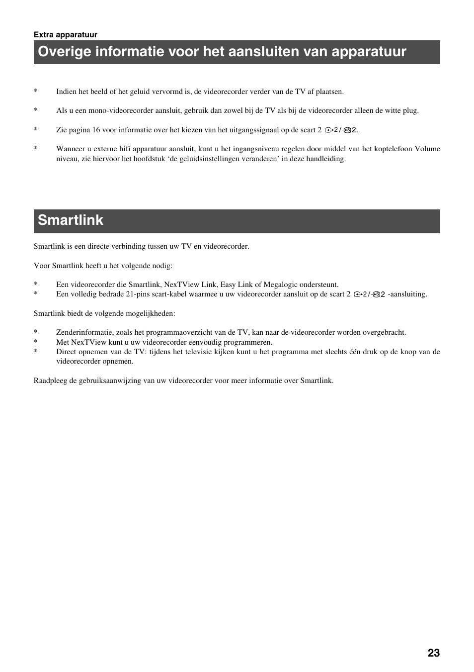 Smartlink | Sony FD Trinitron KV-32FX65 B User Manual | Page 133 / 140
