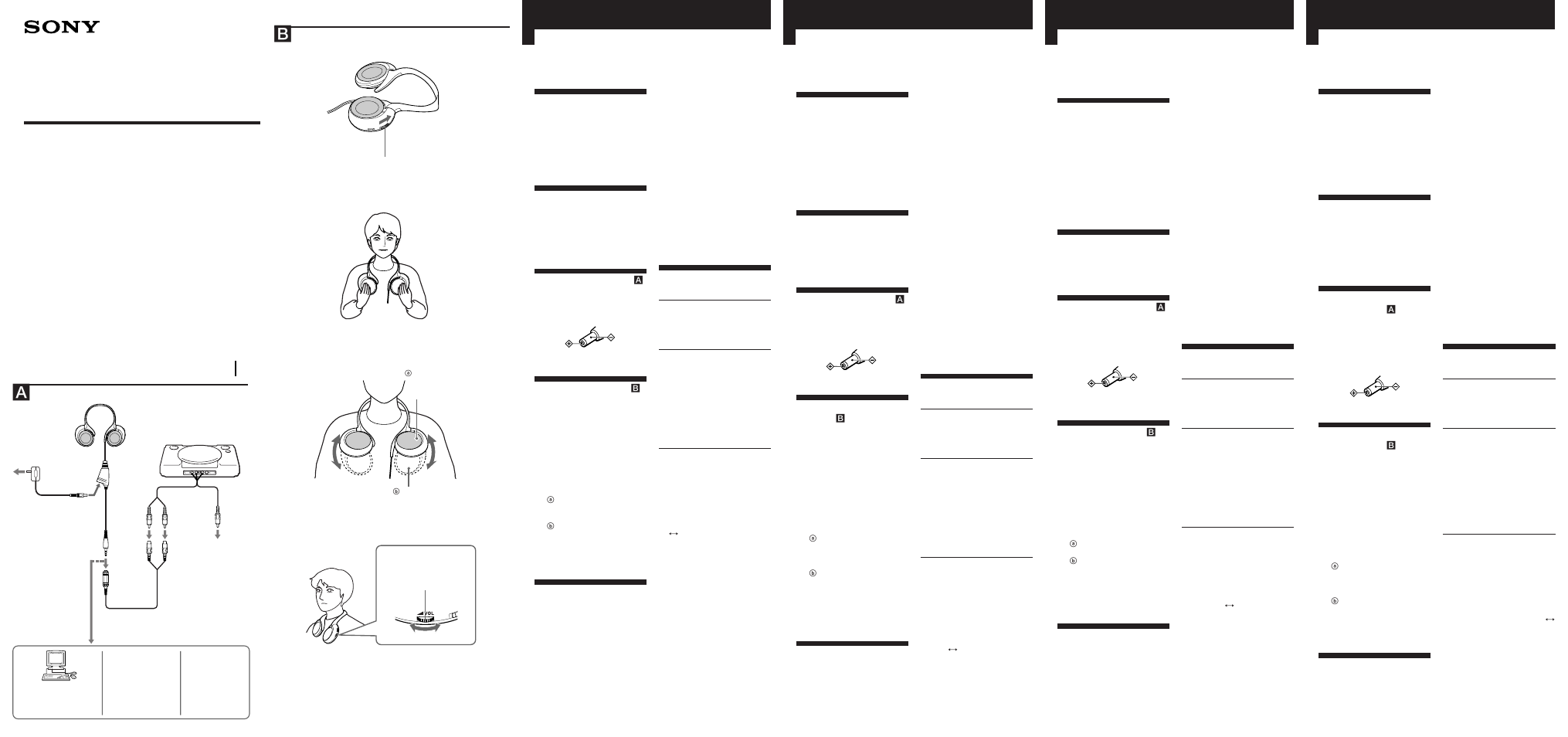 Sony SRS-GS70 User Manual | 2 pages