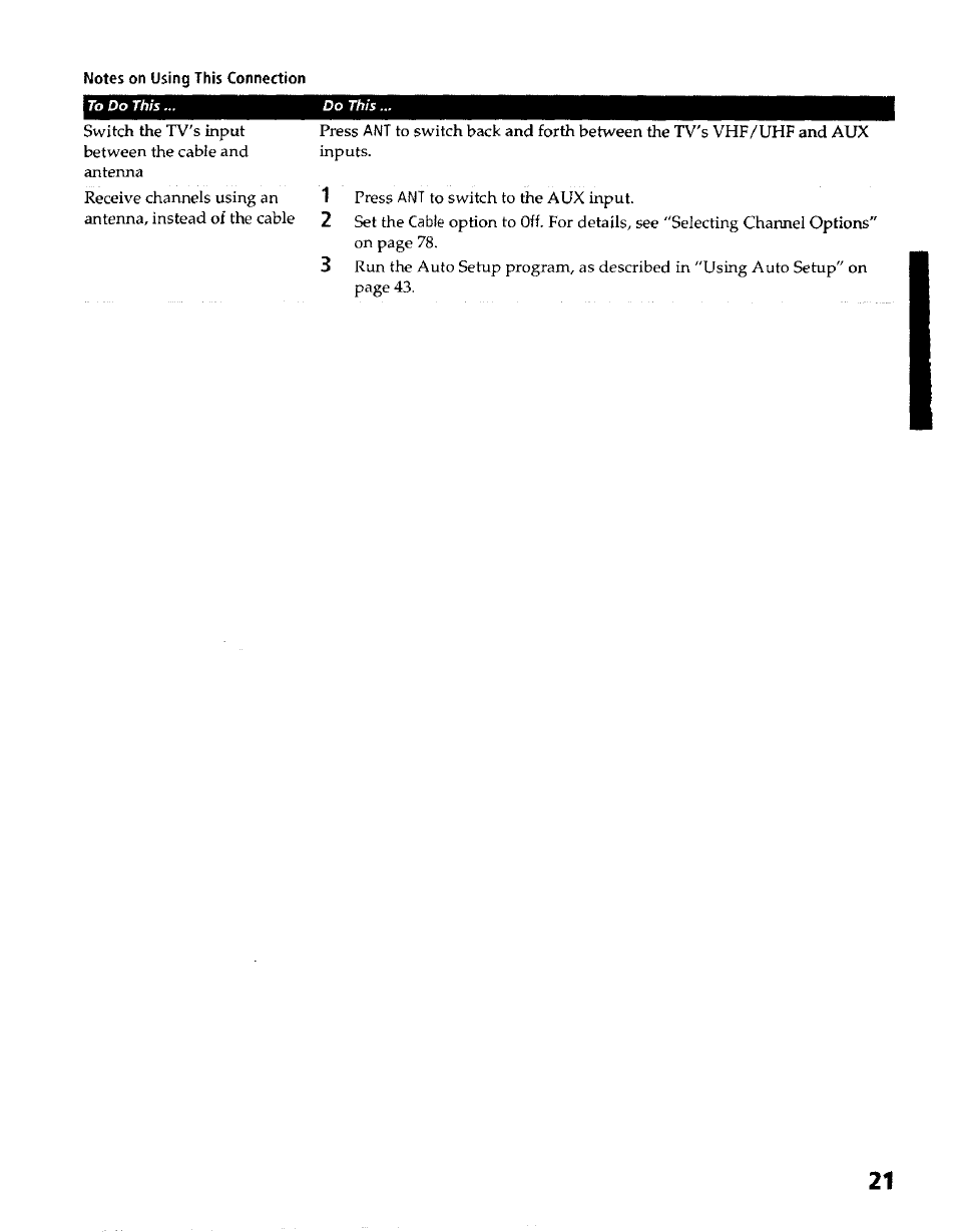 Sony KP- 57WV600 User Manual | Page 22 / 100