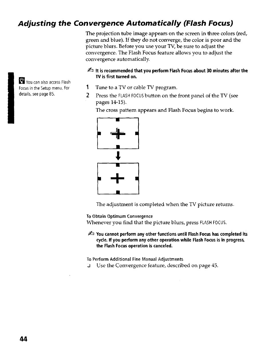 Sony KP- 57WV600 User Manual | Page 45 / 100