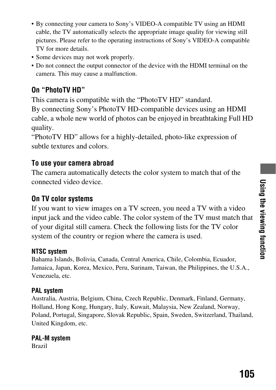 Sony Alpha 230 User Manual | Page 105 / 162