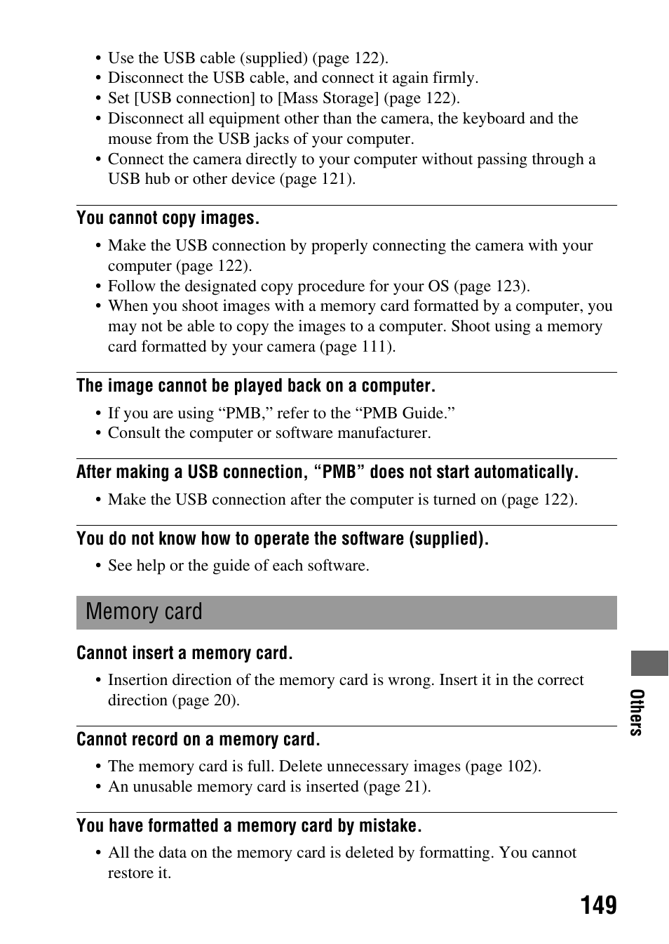 Sony Alpha 230 User Manual | Page 149 / 162