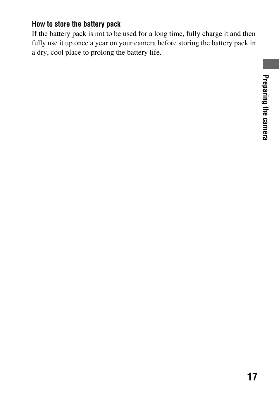 Sony Alpha 230 User Manual | Page 17 / 162