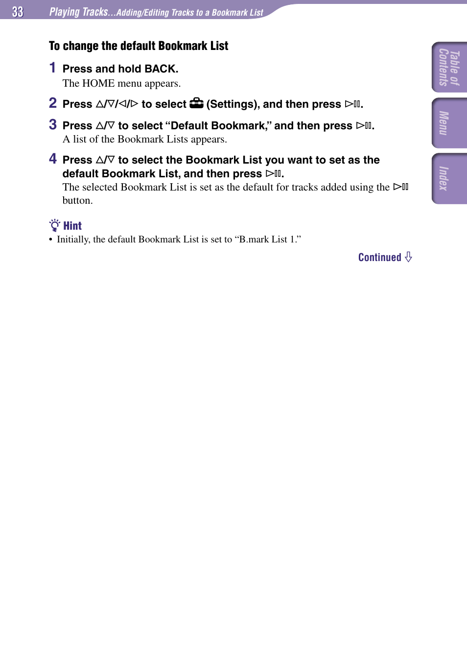 Sony NW-A1000 Series User Manual | Page 33 / 94