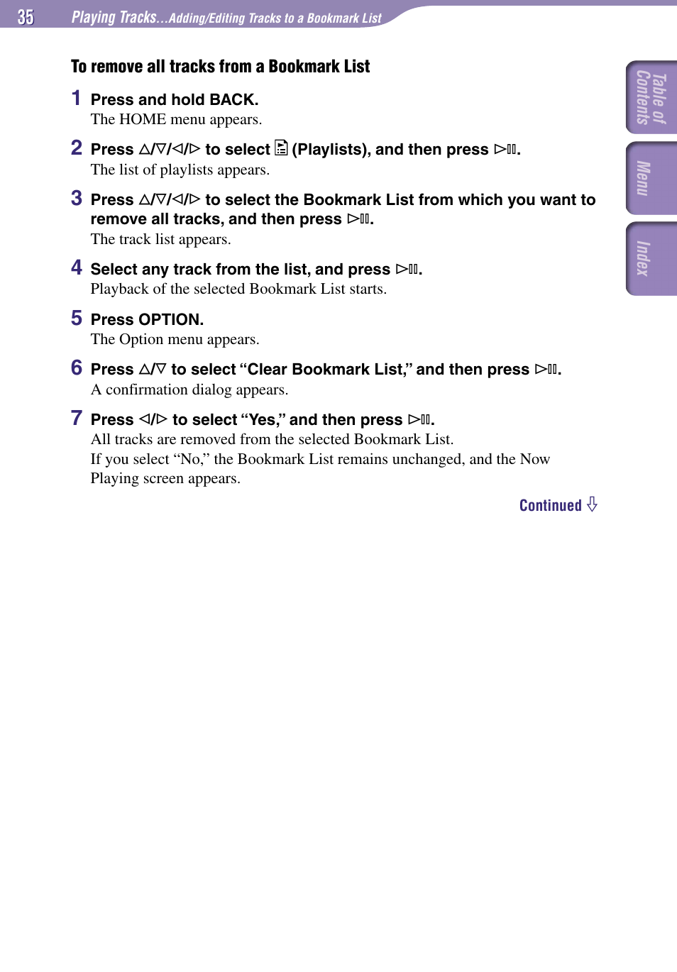 Sony NW-A1000 Series User Manual | Page 35 / 94