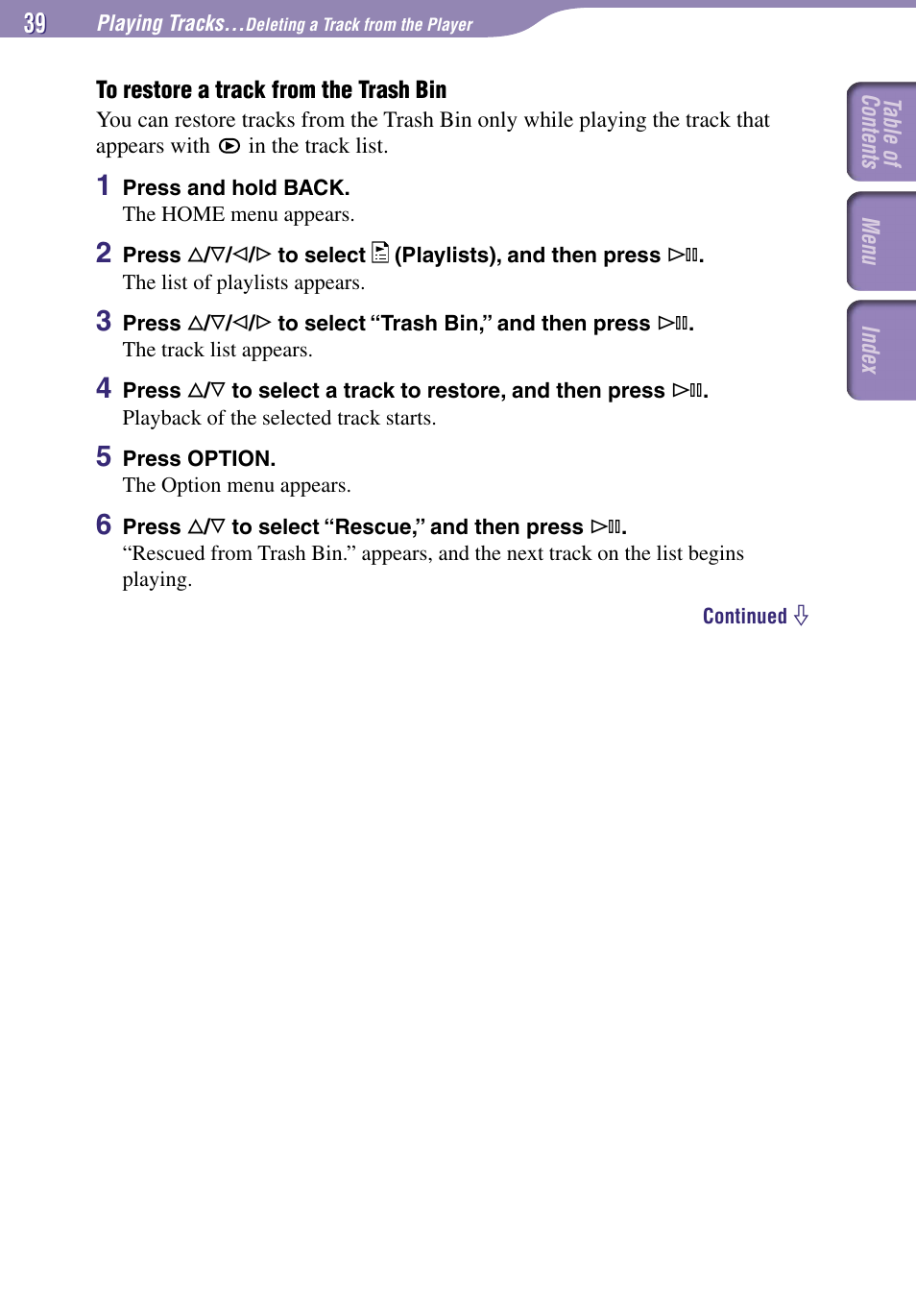 Sony NW-A1000 Series User Manual | Page 39 / 94