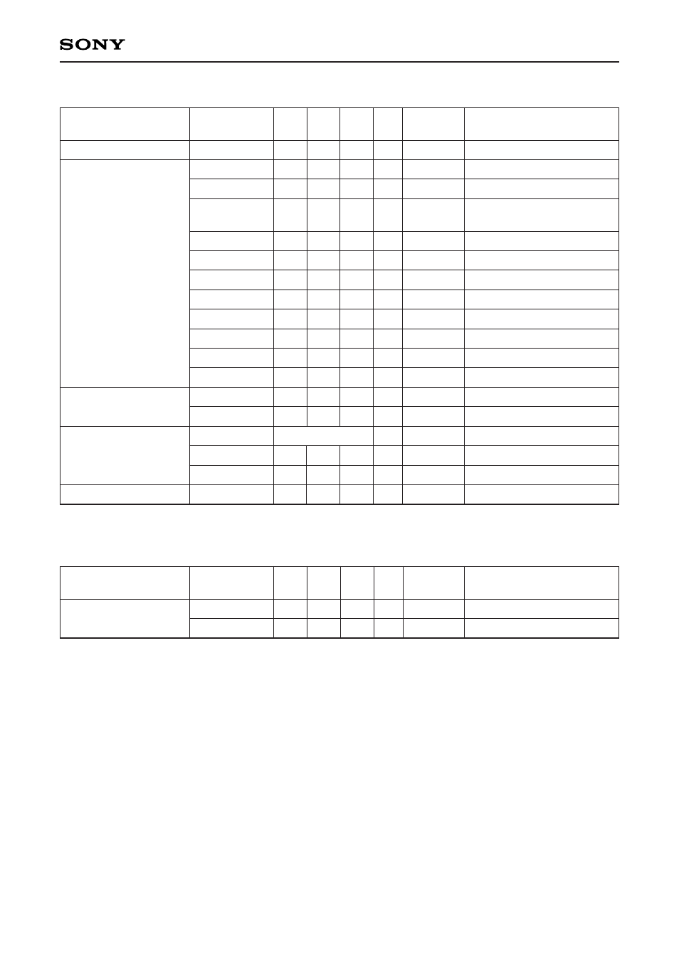 Sony ICX418ALB User Manual | Page 6 / 20