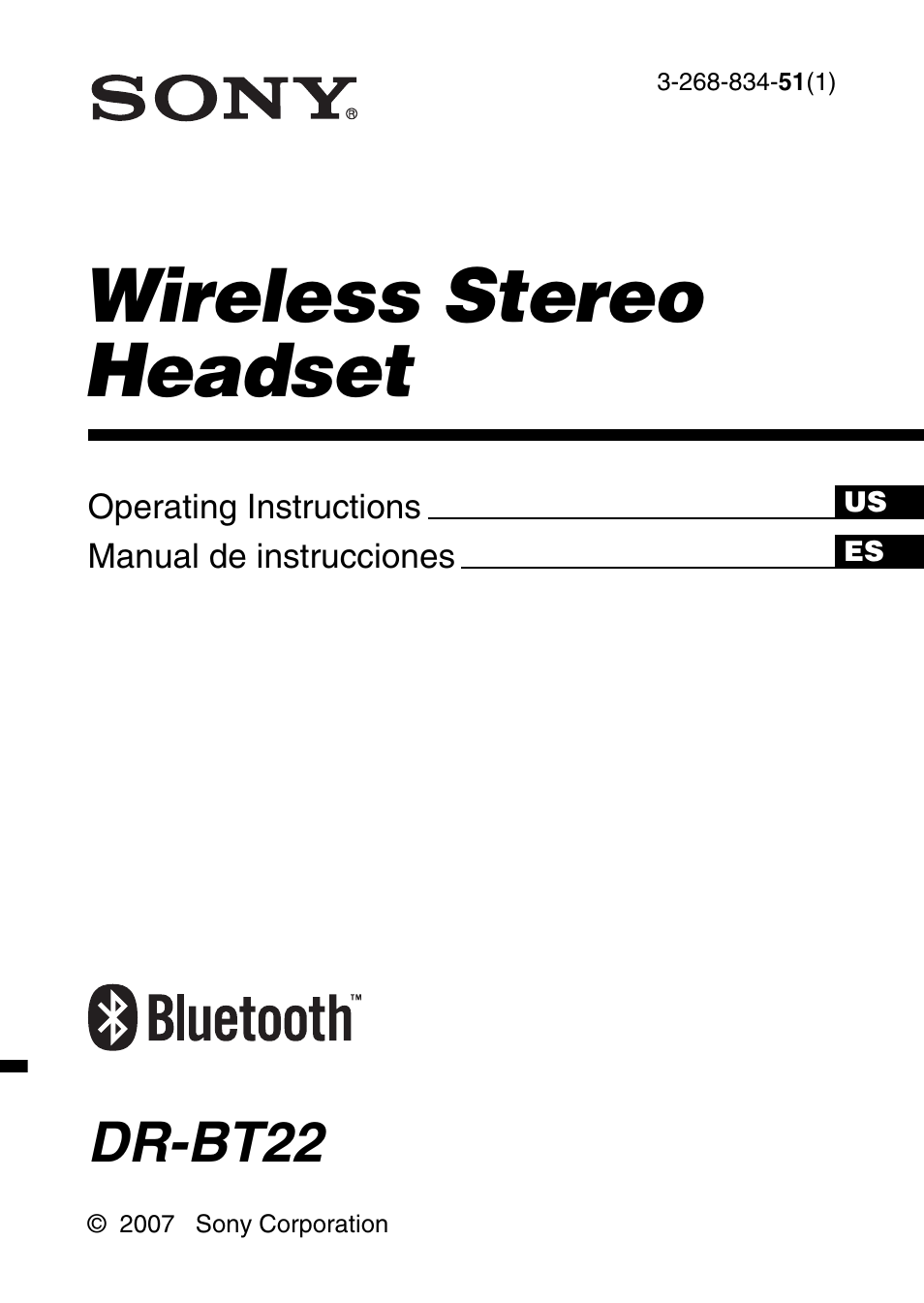 Sony DR BT22 User Manual | 56 pages