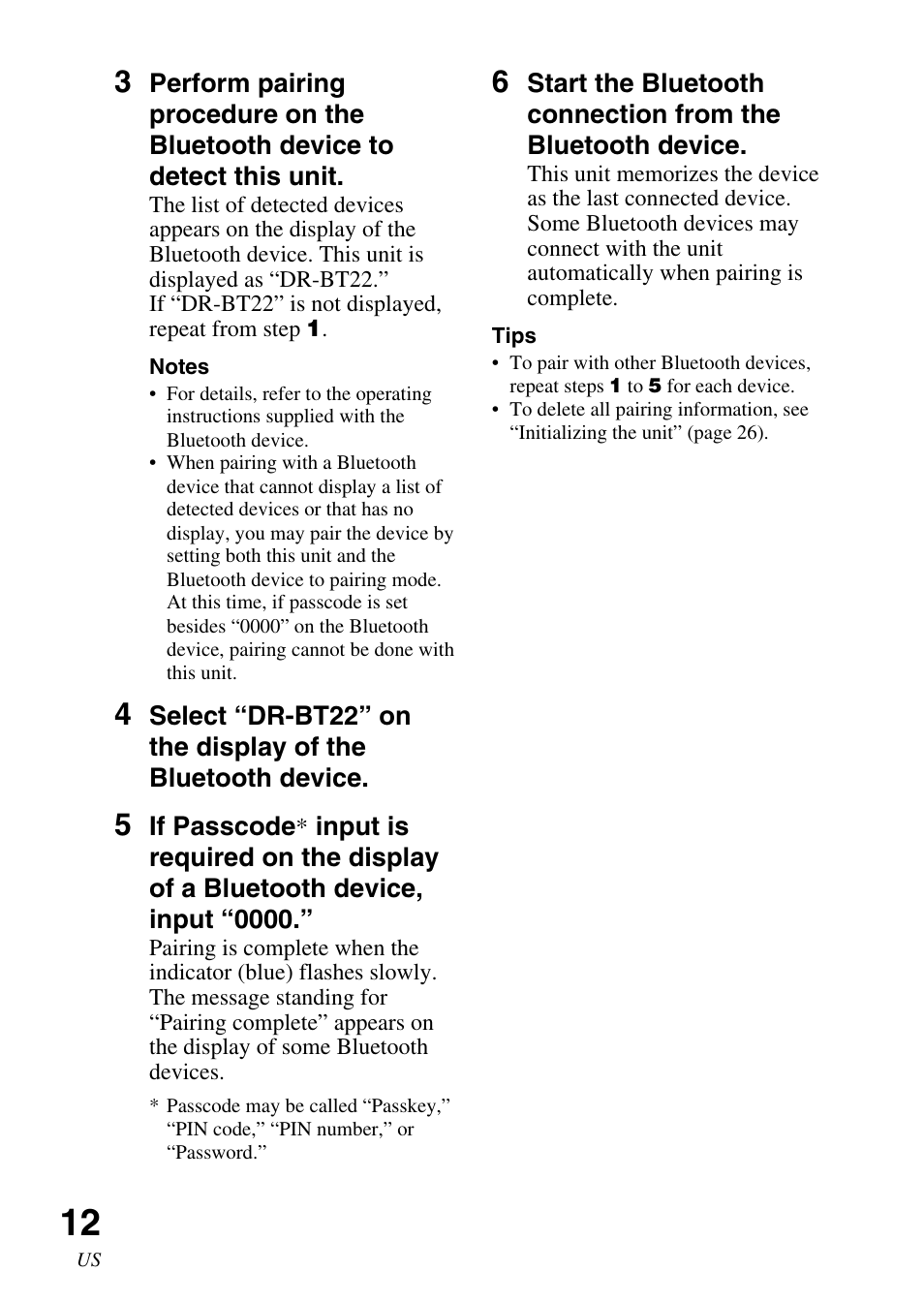 Sony DR BT22 User Manual | Page 12 / 56