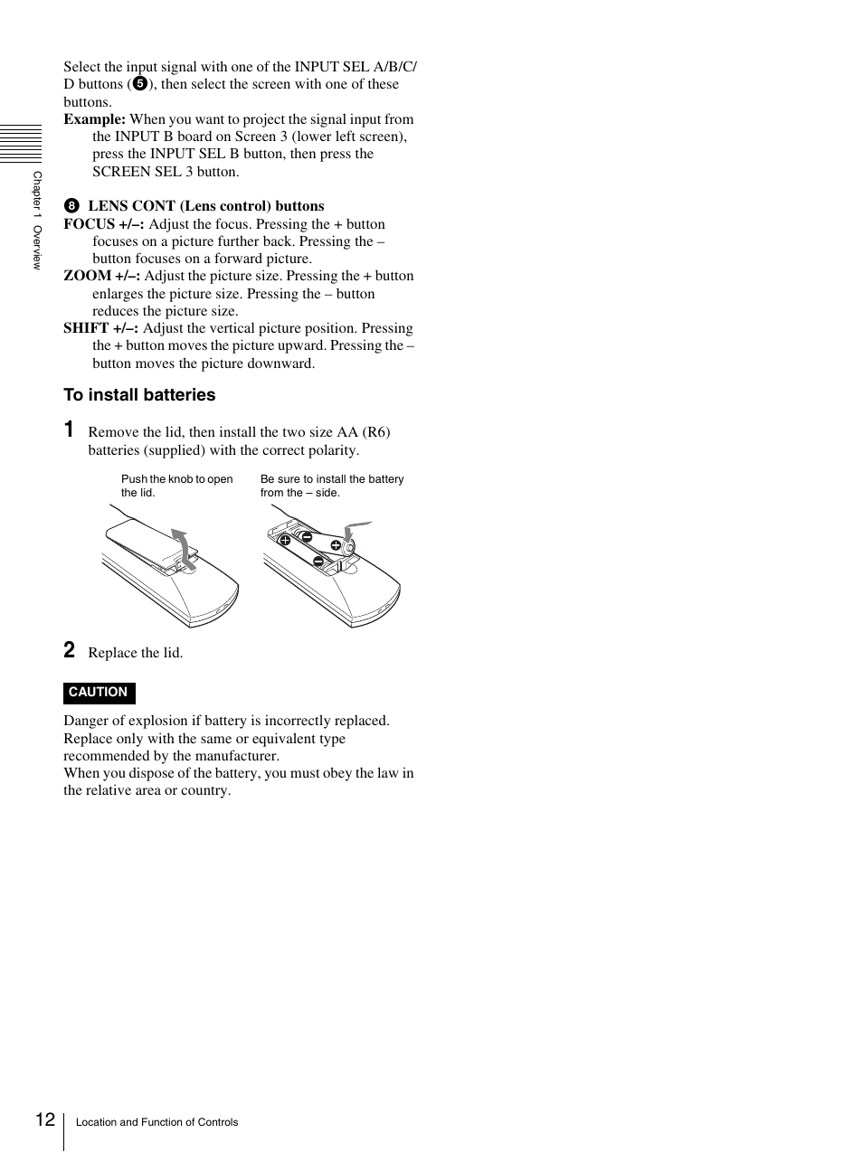 Sony SRX-T110 User Manual | Page 12 / 43