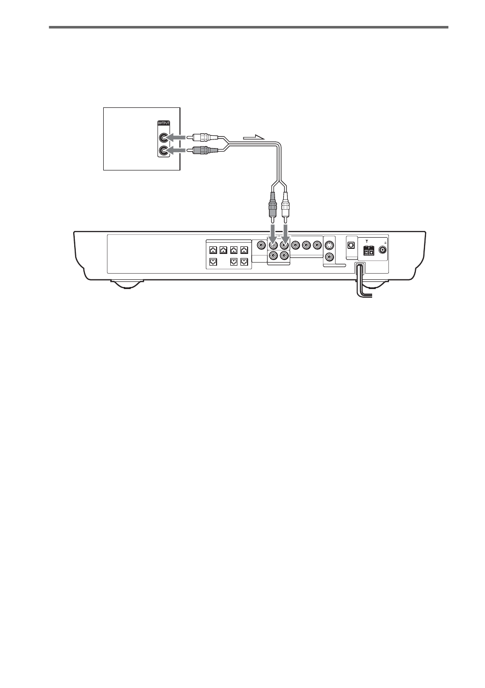 Output the tv or vcr sound from the speakers, Output the tv or vcr sound from the speakers 1, Tv or vcr | Sony DAV-FR1 User Manual | Page 26 / 108