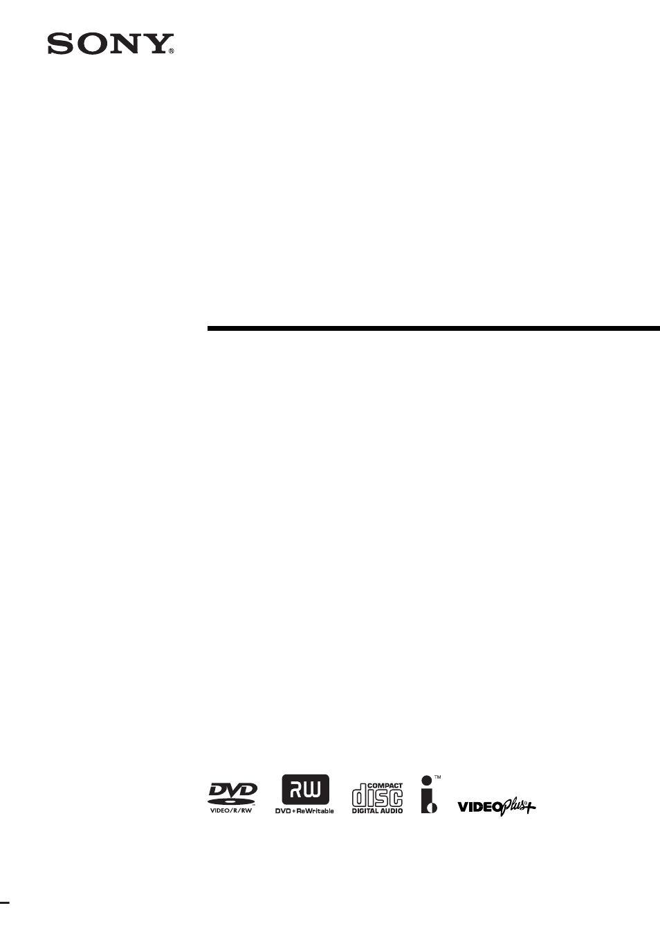 Sony RDR-GX7 User Manual | 96 pages