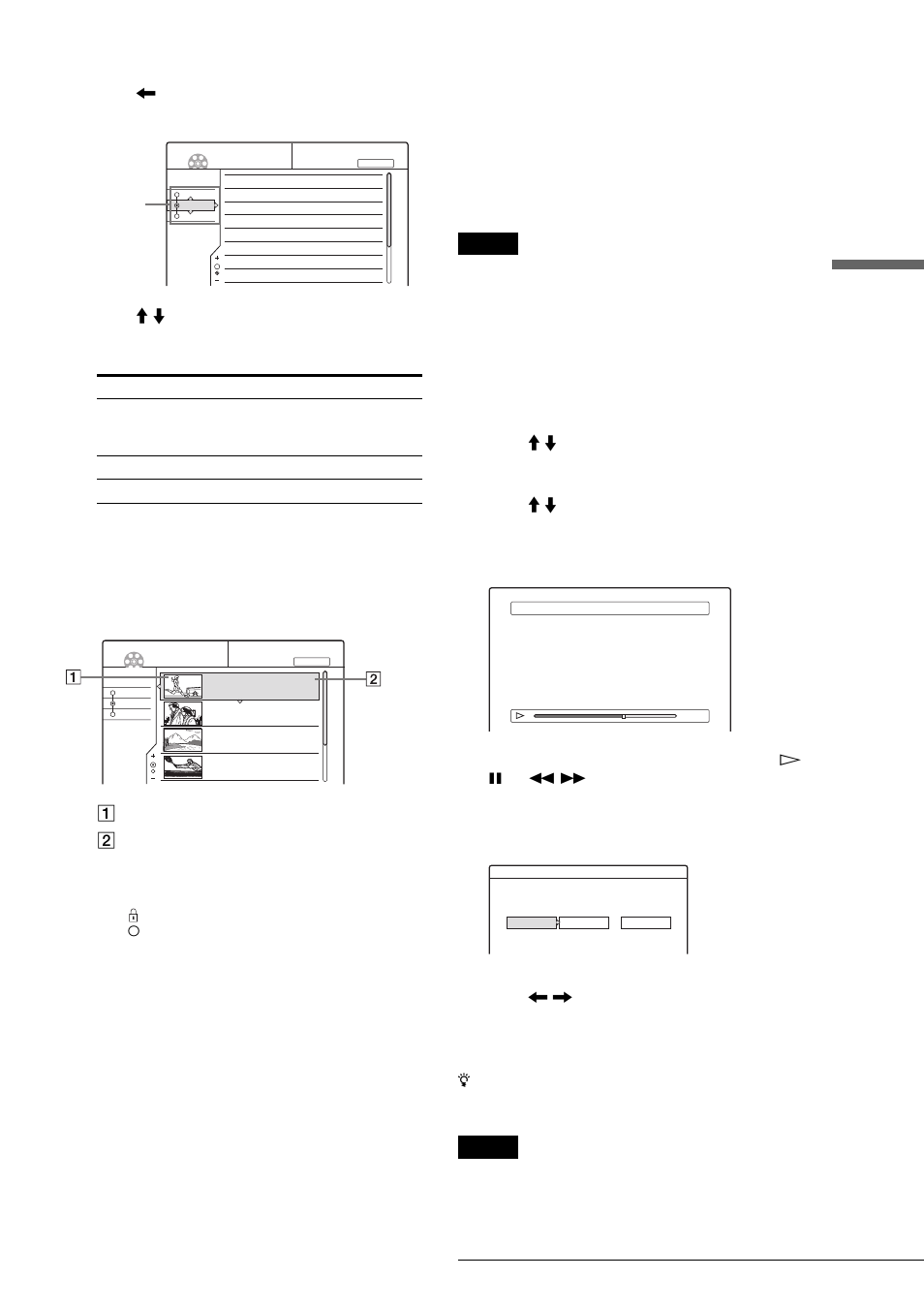 Playbac k to change the title order (sort) | Sony RDR-GX7 User Manual | Page 41 / 96