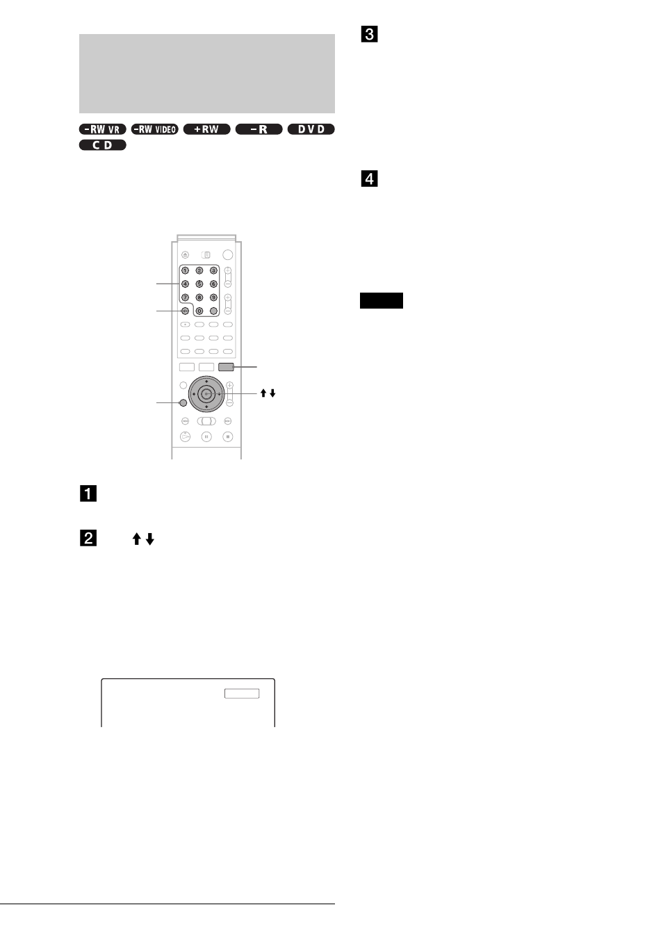 Searching for a title/ chapter/track, Searching for a title/chapter/track | Sony RDR-GX7 User Manual | Page 42 / 96