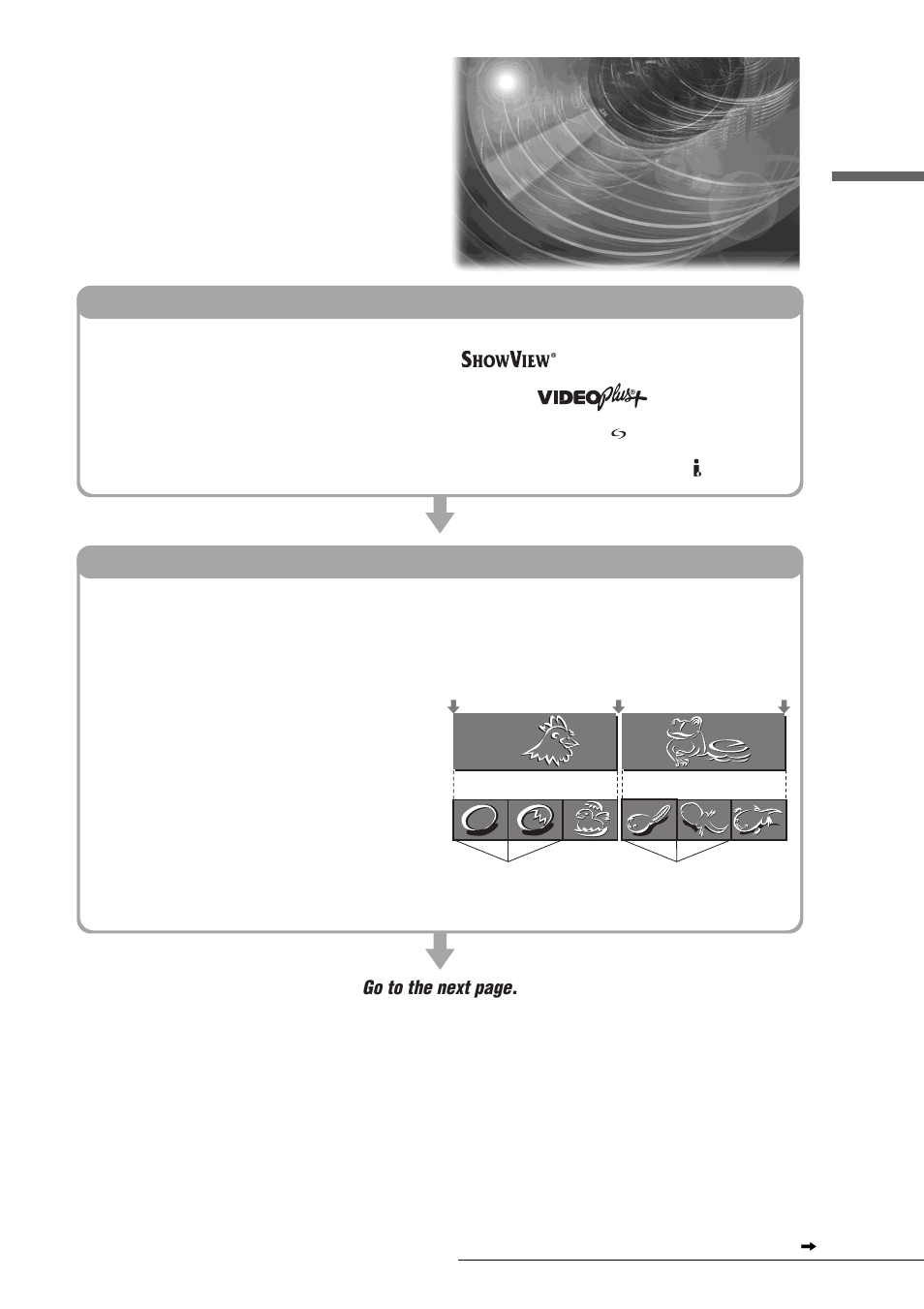 Step 3: digital recording, Step 4: playing the recorded contents | Sony RDR-GX7 User Manual | Page 9 / 96