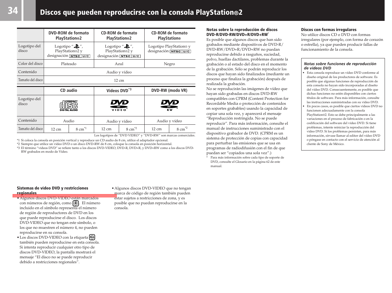 Sony SCPH-50011 User Manual | Page 34 / 64