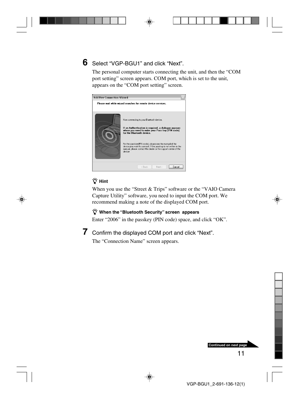 Sony VGP-BGU1 User Manual | Page 11 / 23