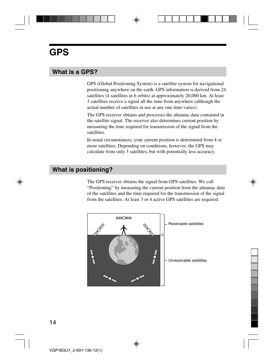 What is a gps, What is positioning | Sony VGP-BGU1 User Manual | Page 14 / 23