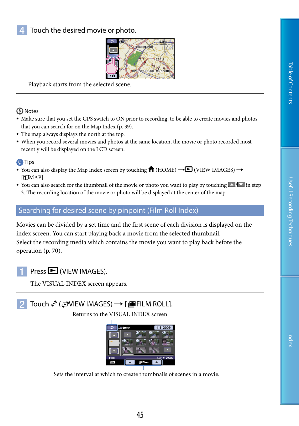 Sony XR520VE User Manual | Page 45 / 136