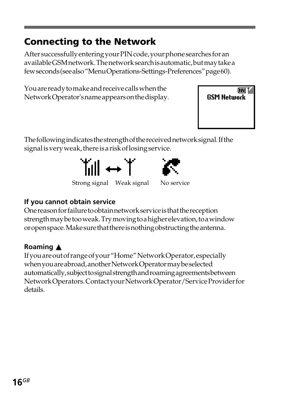 Connecting to the network | Sony CMD-Z5 User Manual | Page 16 / 84