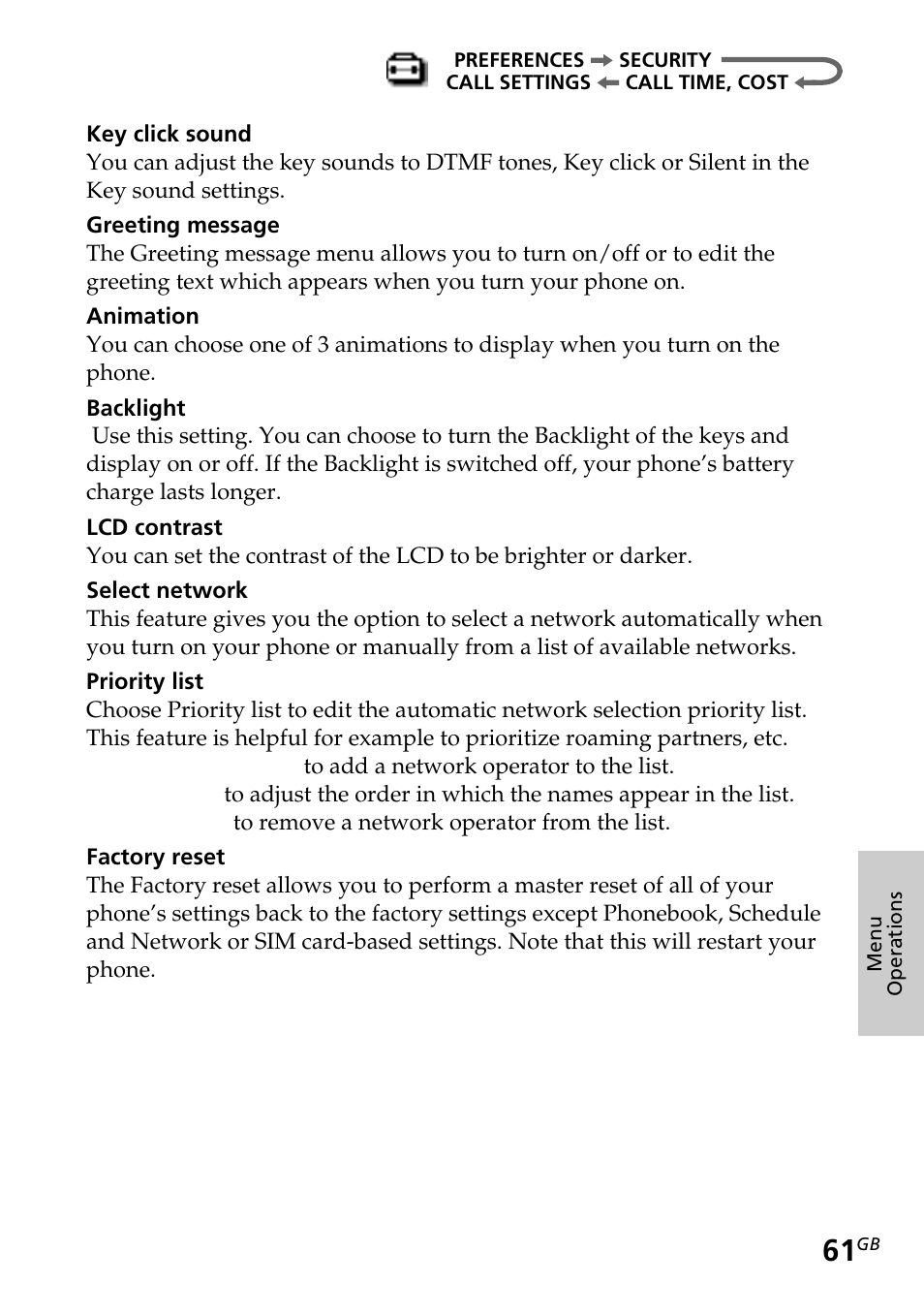 Sony CMD-Z5 User Manual | Page 61 / 84