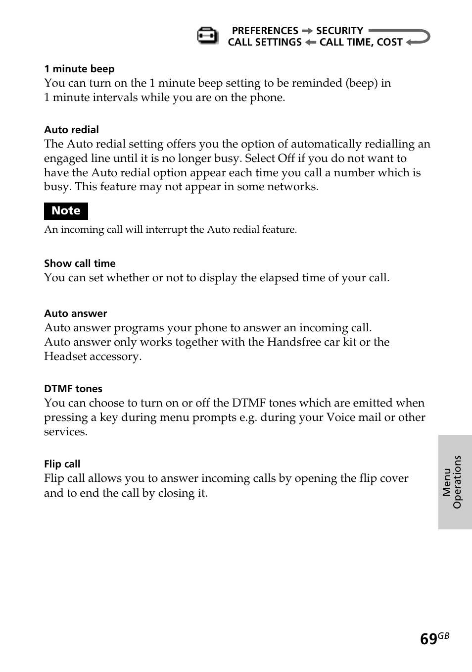 Sony CMD-Z5 User Manual | Page 69 / 84