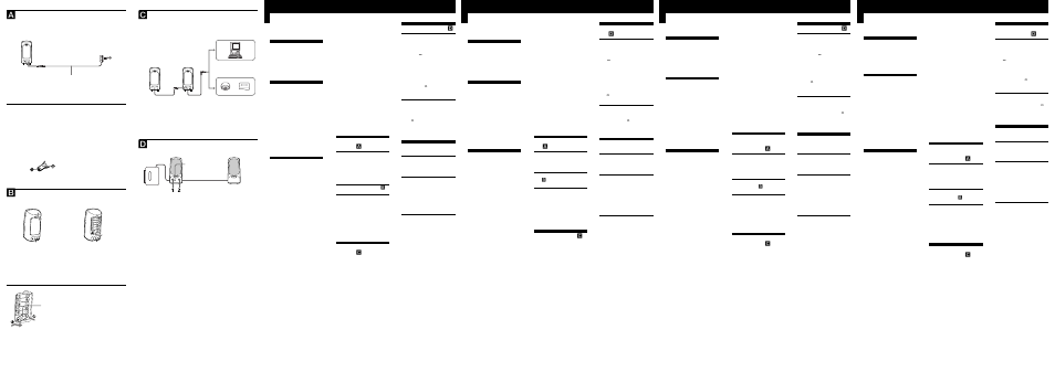 Ac d, Waarschuwing, Kenmerken | Voorzorgsmaatregelen, Stroomvoorziening, Aansluiting, Bediening (zie afb, Technische gegevens, Varning, Egenskaper | Sony SRS-A47 User Manual | Page 2 / 2