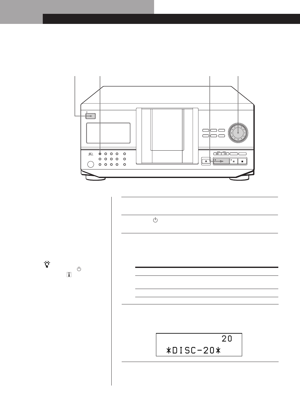Playing a cd 2 3, Basic operations | Sony CDP-CX240 User Manual | Page 10 / 32