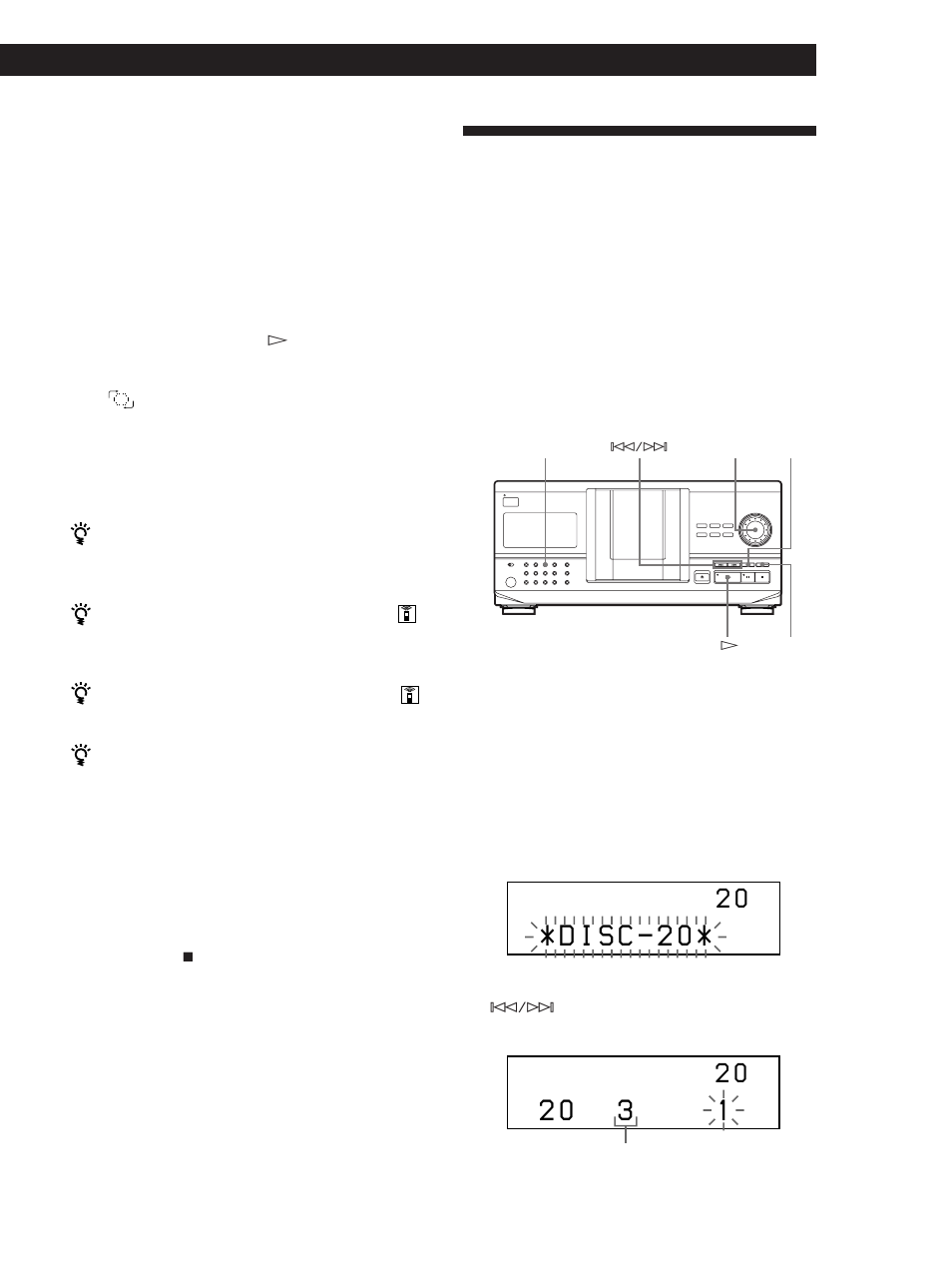 Creating your own program (program play), Playing cds getting started, Playing cds | Creating a program on the player 1 | Sony CDP-CX240 User Manual | Page 17 / 32