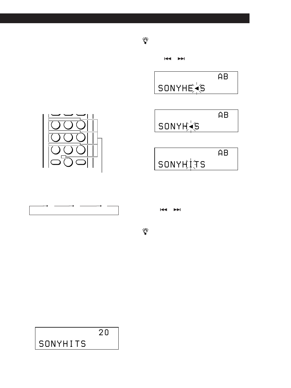 Locating a scene or track you want | Sony CDP-CX240 User Manual | Page 25 / 32