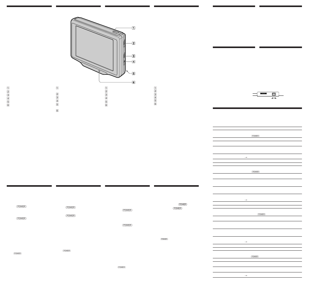 Sony XVM-61EX User Manual | Page 2 / 2