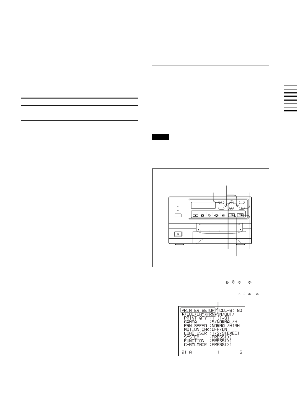 Making printouts with the desired user set number, Making printouts with the desired user set, Number | Sony UP20 User Manual | Page 19 / 67