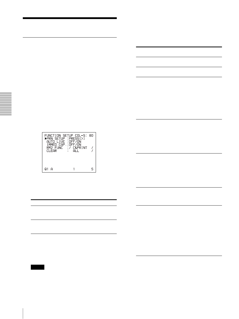 Making various settings, Assigning functions to the remote control unit | Sony UP20 User Manual | Page 52 / 67