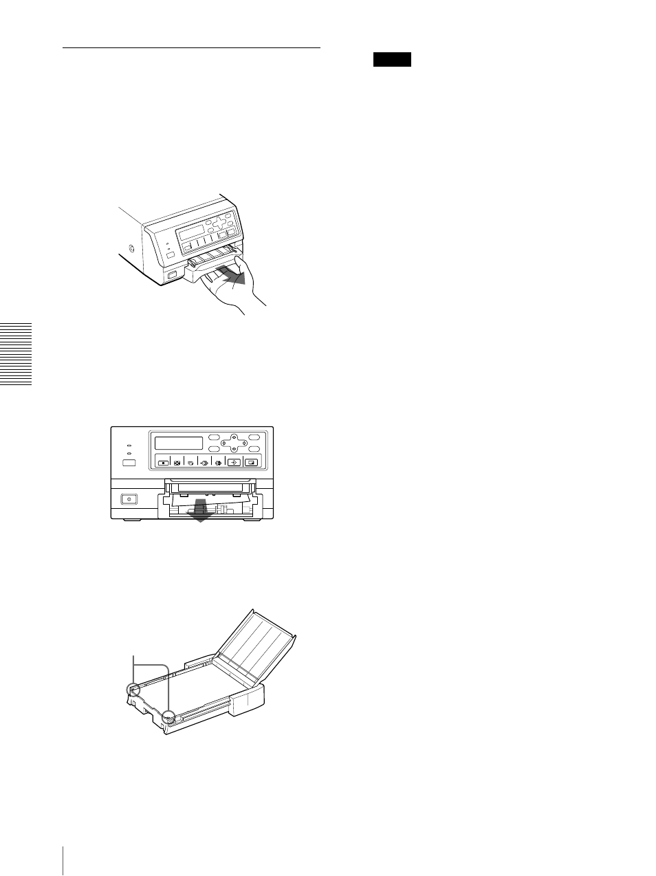 If the paper jams | Sony UP20 User Manual | Page 64 / 67