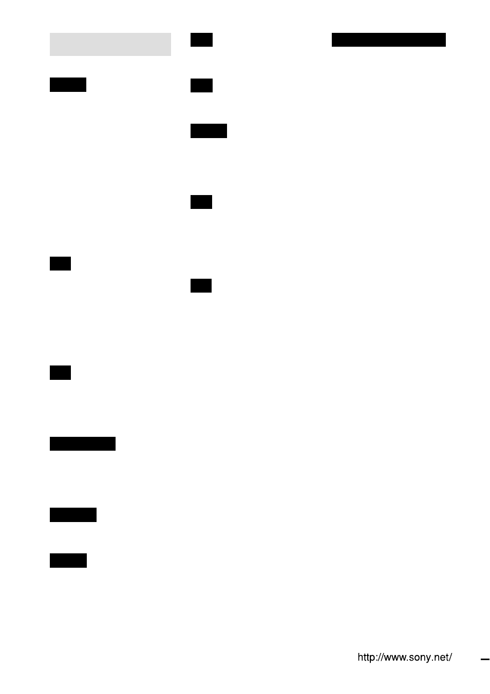 Index | Sony STR-DB1080 User Manual | Page 72 / 72