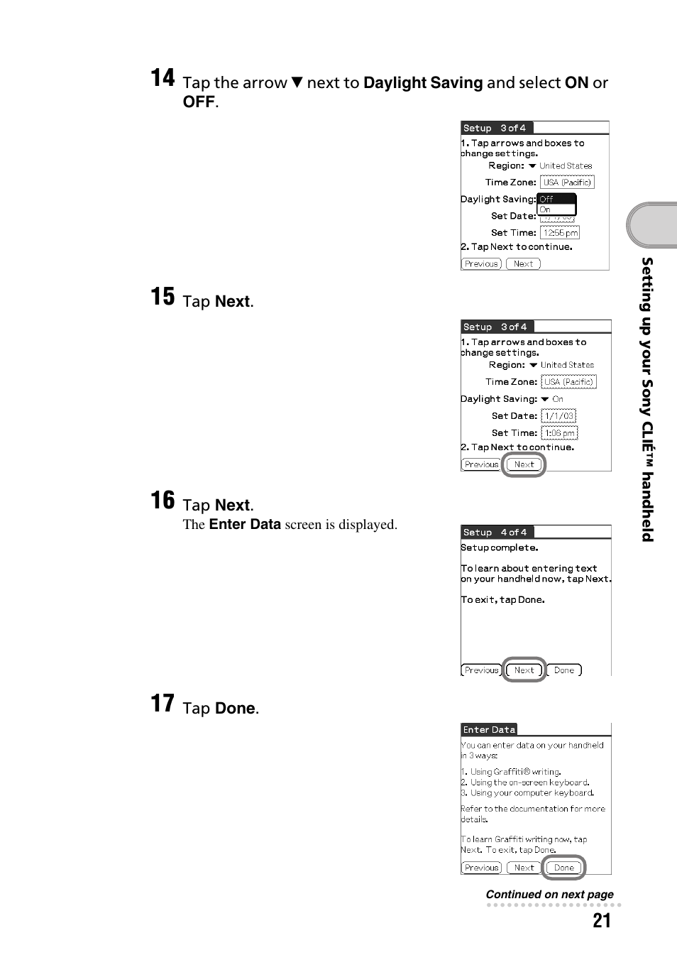 Sony PEG-SJ22 User Manual | Page 21 / 71