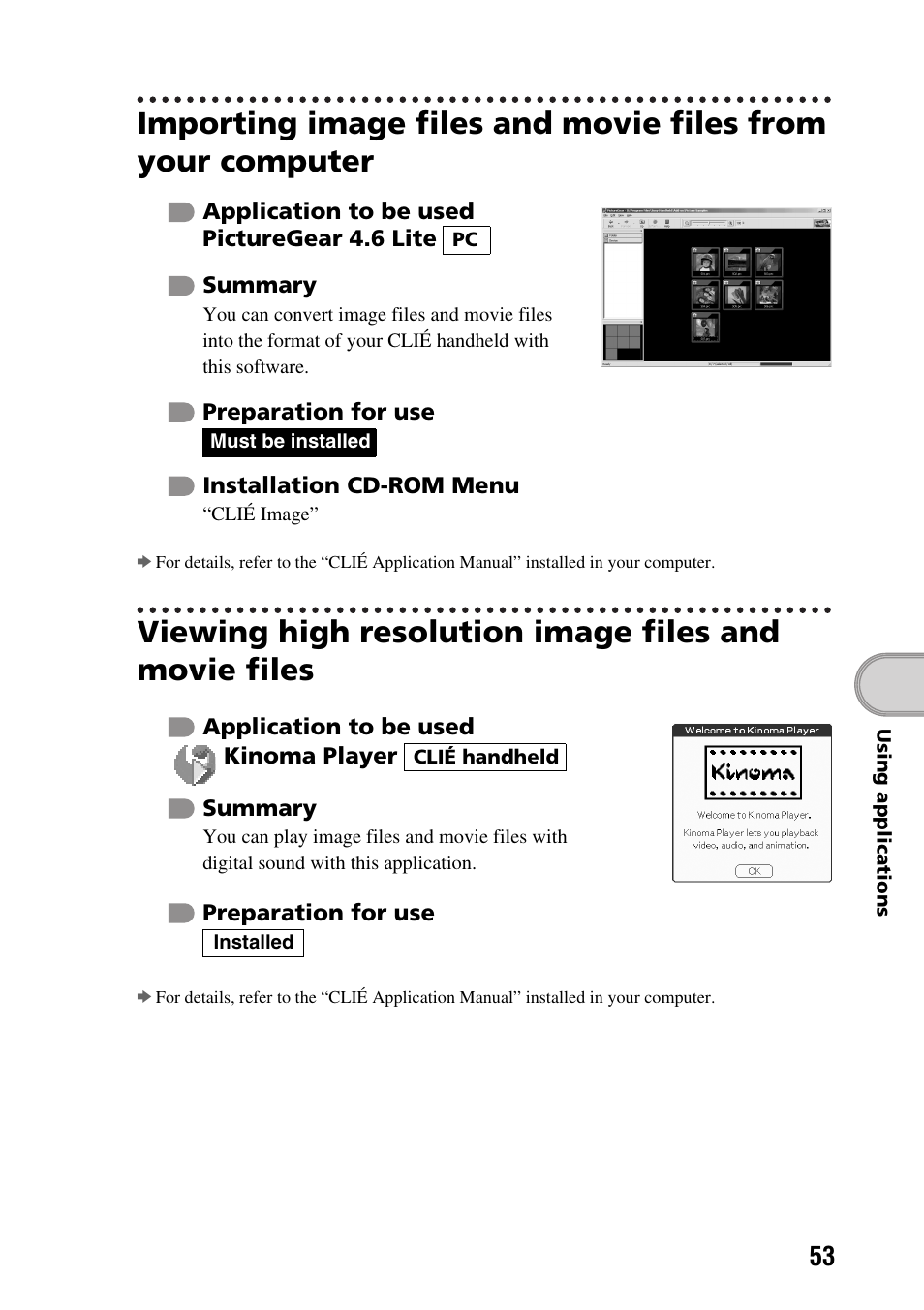 Sony PEG-SJ22 User Manual | Page 53 / 71