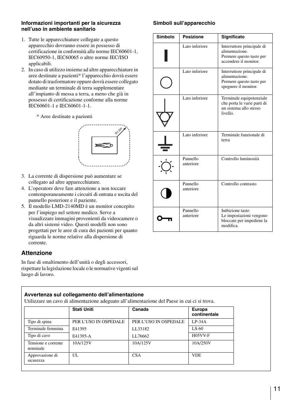 Sony LMD-2140MD User Manual | Page 11 / 43