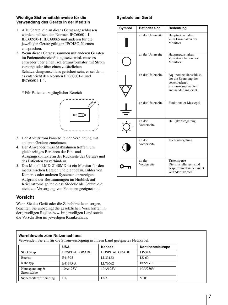 Sony LMD-2140MD User Manual | Page 7 / 43