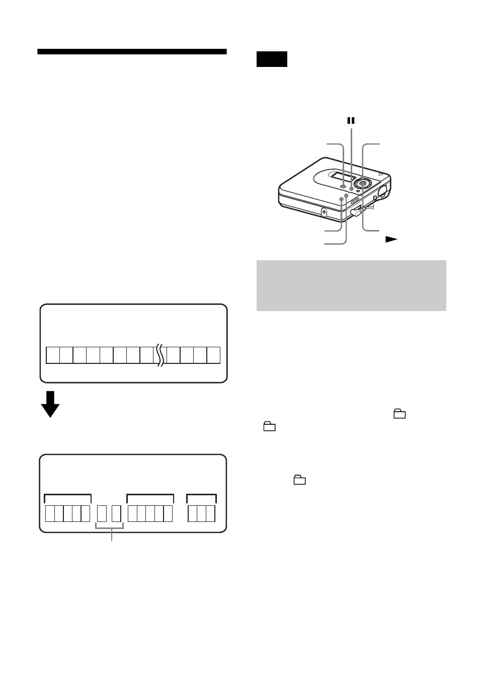 Using the group function when recording, To create a new group automatically when recording, 30 using the group function when recording | Sony MZ-NH600 User Manual | Page 30 / 112