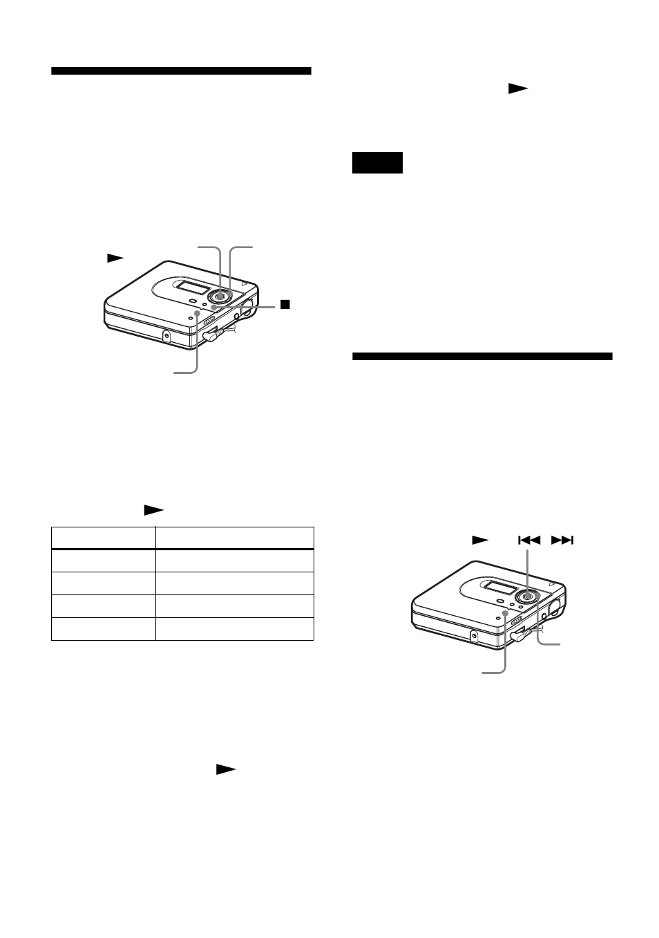 Searching for a track (search), Selecting the sound quality (6-band equalizer), 38 searching for a track (search) | Sony MZ-NH600 User Manual | Page 38 / 112
