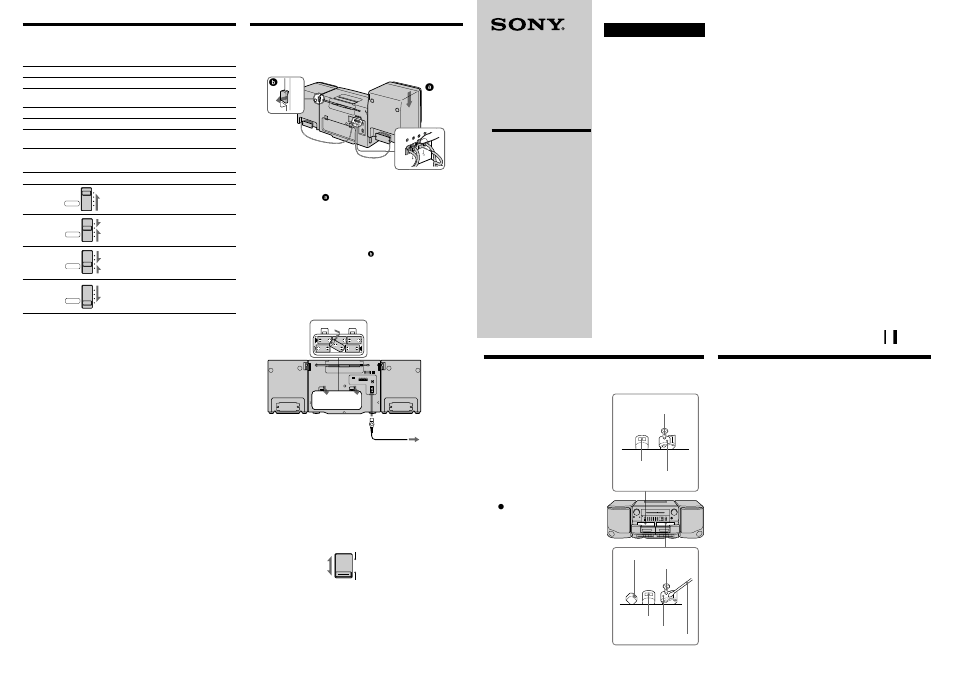 Sony CFS-515L User Manual | 2 pages