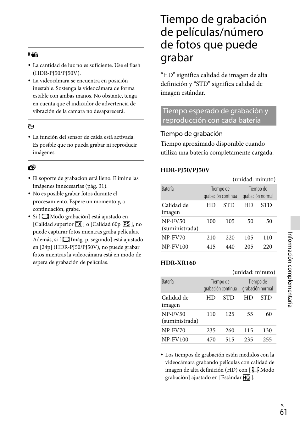 Sony XR160 User Manual | Page 137 / 151