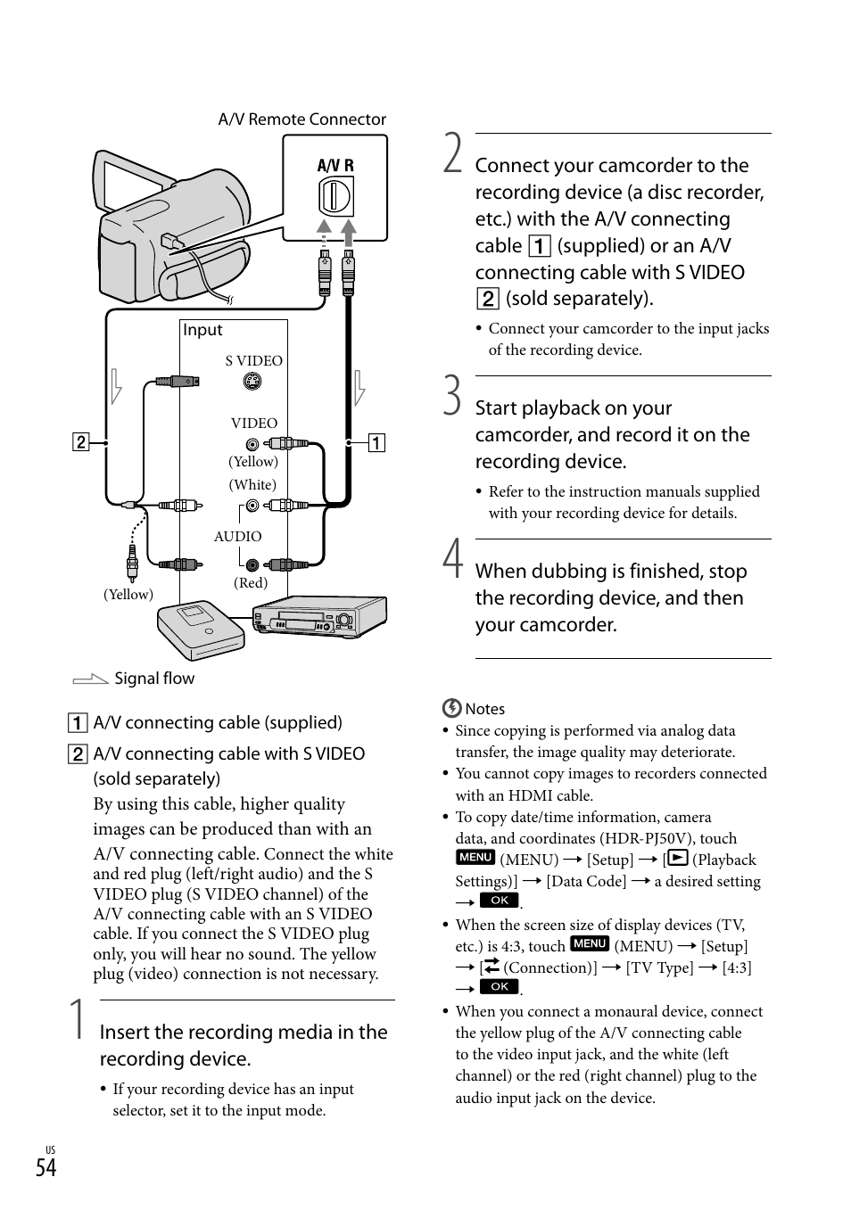 Sony XR160 User Manual | Page 54 / 151