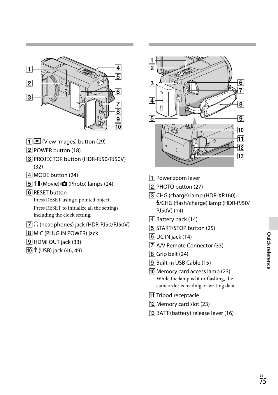 75) using a poin, 75) u | Sony XR160 User Manual | Page 75 / 151