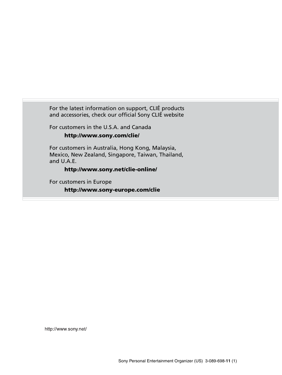 Sony PEG-TH55 User Manual | Page 104 / 104